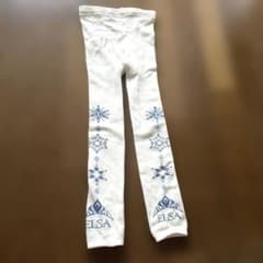 Kids' Leggings/Tights, White, Elsa Print