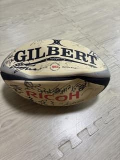 GILBERT ラグビーボール RICOH BlackRams サイン入り GILBERT ラグビーボール RICOH BlackRams サイン入り - メルカリ