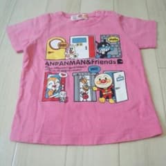 ９０㌢ピンク色アンパンマンＴシャツのサムネイル