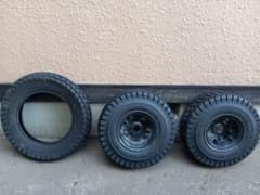 ジャイロX スノータイヤ3点セット　リアホイール付き