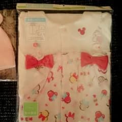 ✴新品・未使用✴長袖コンビドレス&ベビー帽子セットのサムネイル