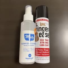 CLEAR COAT CLEANER FINGER EASE Guitar String Cleaner