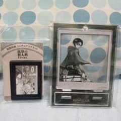 進撃の巨人展FINAL リヴァイスナップショットスタンド&ミニチュア