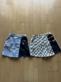 チェック柄スカート 2点セットのサムネイル