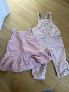 baby GAP コーデュロイ サロペット ワンピース 2点セットのサムネイル