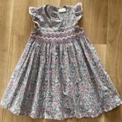 next baby フラワープリント ノースリーブワンピースのサムネイル