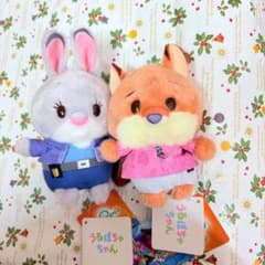 ズートピア　うるぽちゃちゃん　ジュディ　ニック　ぬいぐるみ ズートピア うるぽちゃちゃん ジュディ ニック ぬいぐるみ - メルカリ