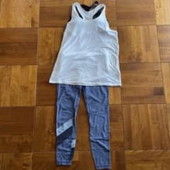 Gap fit ヨガウェア Mサイズ タンクトップ・レギンス•ブラトップセットのサムネイル