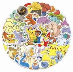 ポケモン ステッカー 50枚セットのサムネイル