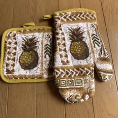 キッチンミトン、鍋敷き　ハワイのサムネイル