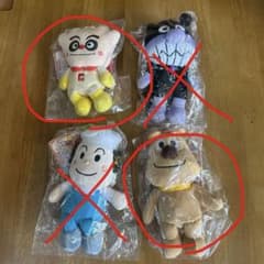 【新品未使用】アンパンマン シリーズ　ぬいぐるみ　めいけんチーズ　クリームパンダ