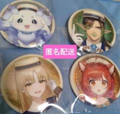 缶バッジ ビスケット2 ルンルン 花畑チャイカ シスター・クレア ラトナ・プティのサムネイル
