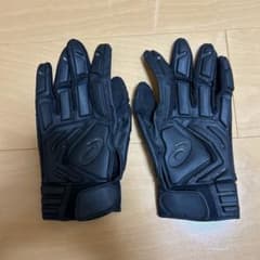 ASICS バッティング兼走塁用手袋 ブラックのサムネイル