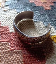 navajo バングルZane Tahe sterling シルバー　刻印 Zane Tahe ナバホ NAVAJO stering バングル - メルカリ