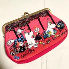 ムーミン 畳刺繍 刺しゅう がま口 ポーチ スティンキー リトルミイのサムネイル
