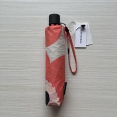 [태그 첨부 신품]marimekko 접는 우산 유니코 무늬 연어 핑크