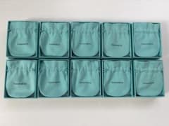 美品 Tiffany ティファニー 空箱 巾着 10セット - メルカリ