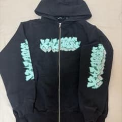 XLARGE ジップパーカー ブラック Lサイズのサムネイル