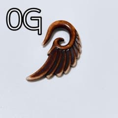 アクリル　ウィング　フックピアス　0Gのサムネイル