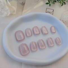 ネイルチップ マグネット ピンクベージュ オフィスのサムネイル