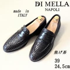 DI MELLA ディメッラ イントレチャート 革靴 24.5cm - メルカリ