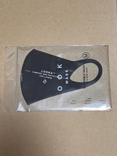 LOOKA デザインマスク LOVER BLACK Mサイズのサムネイル