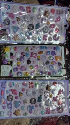 BONBON DROP風 かわいいキャラクターシール 3シートセットのサムネイル