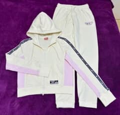 【美品】DIESEL レディース セットアップ ジャージ ピンク S/XSサイズ DIESEL ディーゼル ジャージ上下 白×ピンク レディース M/S - メルカリ