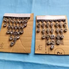DADミラーネックレスシルバークリスタル7連中古品 - メルカリ