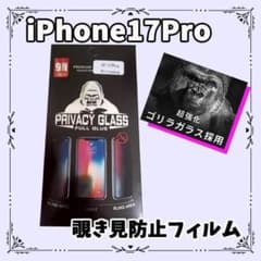 iPhone17Pro 世界のゴリラガラス プライバシー保護 覗かせないのサムネイル