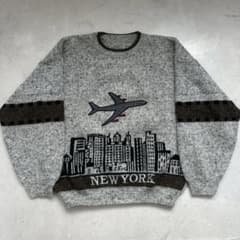 90s Vintage New York Embroidered Sweaterのサムネイル