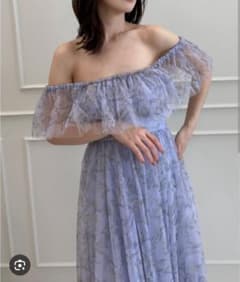 eimy istoire Camila flower チュールロングワンピースのサムネイル