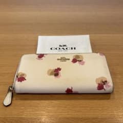 COACH 長財布 花柄 ラウンドファスナーのサムネイル