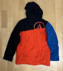 Volcom スノーボードジャケット オレンジ/黒/青のサムネイル