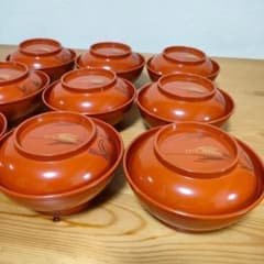 뚜껑이 달린 땀 흡수물 그릇 9개 세트