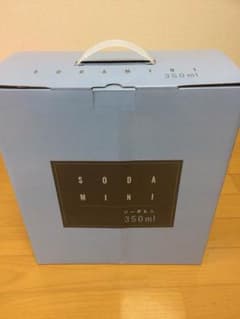 ソーダミニ 350ml 炭酸水 赤色のサムネイル