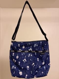 スヌーピー 宇宙柄 レスポートサック LeSportsac ショルダーバッグ 