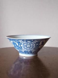 平安春峰 染付鉢 盂 水指 陶磁工芸 菓子器 箱付 茶道具 Q3211 - メルカリ