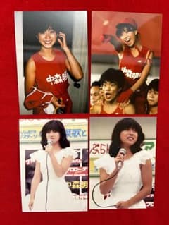 中森明菜 L判 写真 4枚セットー② - メルカリ