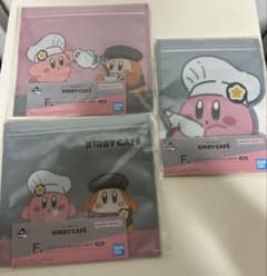 커비 카페 petit 이치 반 쿠지 F상 지퍼 가방 3 개 세트