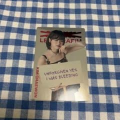 LE SSERAFIM キムチェウォン ウエハース ステッカーのサムネイル