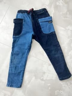 BREEZE パッチワークデニムパンツ 110サイズのサムネイル