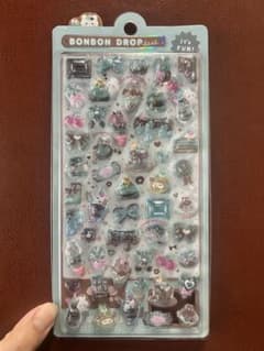 チョコミント　ボンボンドロップシールのサムネイル