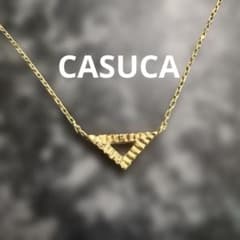期間限定☆人気CASUCAトベラネックレス39cm ALLK18イエローゴールド 