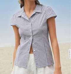 BRANDY MELVILEE チェック柄シャツのサムネイル