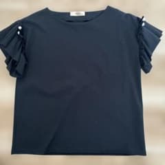 Maglie par ef-deブラック フリル袖 トップスのサムネイル