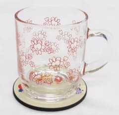 TATA (V) Glass Mug & Coaster Set BT21 x Discoat BTS