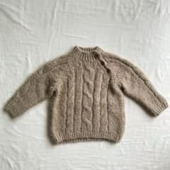 【ZARA BABY】ザラベビー ケーブル編み ニット セーター 86 ベージュのサムネイル
