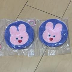 mojojojo まんまる おかおポーチ 2個セット strawberryのサムネイル