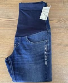 未使用 タグ付き 無印良品 マタニティ ストレッチ デニムパンツ S 新品のサムネイル